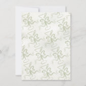 Tini Bit älter Martini Bow Funky Geburtstag Einladung (Rückseite)