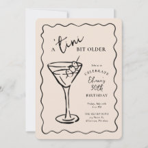 Tini Bit Ältere 30. Geburtstags-Party