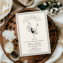 Tini Bit Ältere Cocktail Hand gezeichnet Einzigart