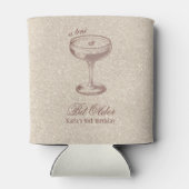 Tini Bit Ältere Elegante Gold Geburtstag Dosenkühler (Rückseite)