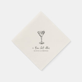 Tini Bit Ältere Personalisierte Geburtstagsparty Serviette