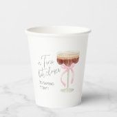 Tini Bit Closer Brautparty Pappbecher (Vorderseite)