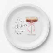 Tini Bit Closer Brautparty  Pappteller (Vorderseite)