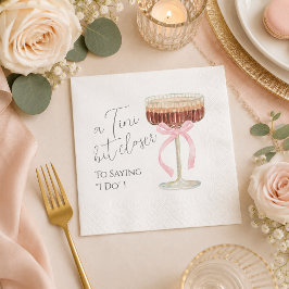 Tini Bit Closer Junggesellinnenabschied  Serviette