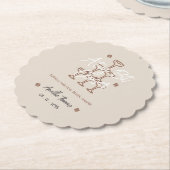 Tini Bit Espresso Martini Whimsical Brautparty Untersetzer (angewinkelt)