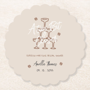 Tini Bit Espresso Martini Whimsical Brautparty Untersetzer