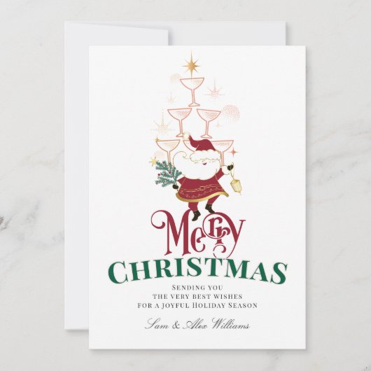 Tini Bit Merry Martini Büro Weihnachten Weihnachte (Vorderseite)