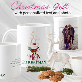 Tini Bit Merry Martini Office Christmas Santa Kaffeetasse