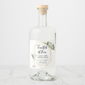 Tini Bit Of Fun Martini Soirée Alkoholflaschenetikett (Vorderseite)