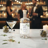 Tini Bit Of Fun Martini Soirée Alkoholflaschenetikett