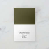 Tini Bit Of Fun Martini Soirée Dankeskarte (Innenseite)