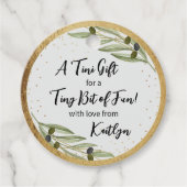 Tini Bit Of Fun Martini Soirée Geschenkanhänger (Vorderseite)