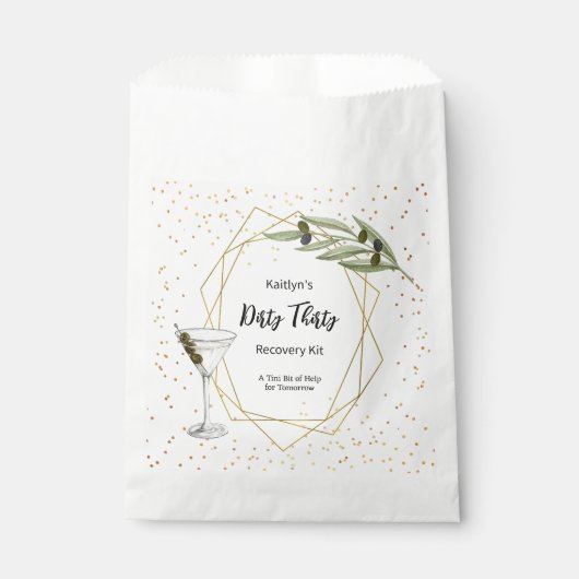 Tini Bit Of Fun Martini Soirée Recovery Kit Geschenktütchen (Vorderseite)