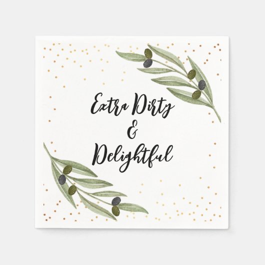 Tini Bit Of Fun Martini Soirée Serviette (Vorderseite)