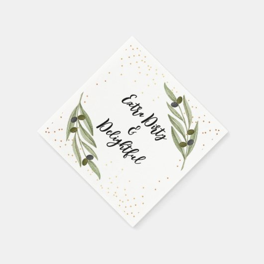 Tini Bit Of Fun Martini Soirée Serviette (Ecke)