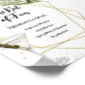 Tini Bit Of Fun Signature Cocktails Schild (Ecke)