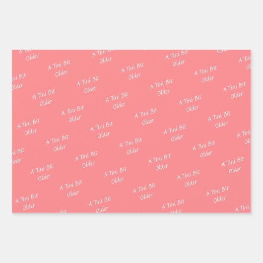 Tini Bit Older - Berry Drink Thema Geschenkpapier Set (Vorderseite 2)