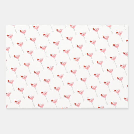 Tini Bit Older - Berry Drink Thema Geschenkpapier Set (Vorderseite)