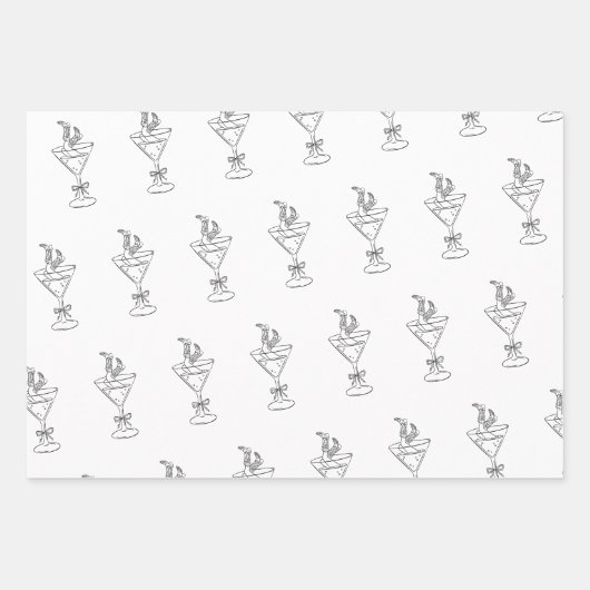 Tini Bit Older - Coffee Espresso Thema Geschenkpapier Set (Vorderseite 3)