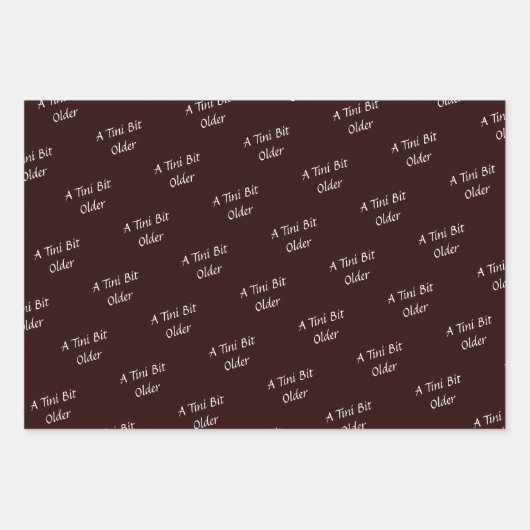Tini Bit Older - Coffee Espresso Thema Geschenkpapier Set (Vorderseite 2)