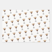 Tini Bit Older - Coffee Espresso Thema Geschenkpapier Set (Vorderseite)