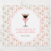 'Tini Bit Older Espresso Martini Coquette Geburtst Alkoholflaschenetikett (Einzelnes Label)