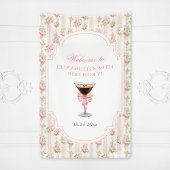 'Tini Bit Older Espresso Martini Coquette Geburtst Banner