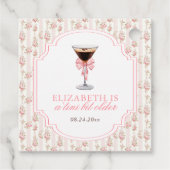 'Tini Bit Older Espresso Martini Coquette Geburtst Geschenkanhänger (Rückseite)