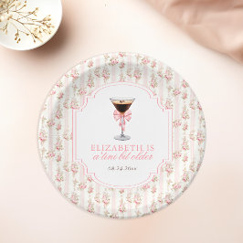 'Tini Bit Older Espresso Martini Coquette Geburtst Pappteller