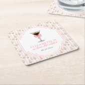 'Tini Bit Older Espresso Martini Coquette Geburtst Rechteckiger Pappuntersetzer (angewinkelt)