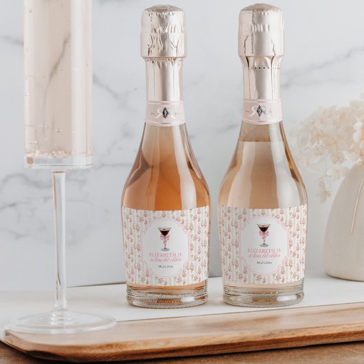 'Tini Bit Older Espresso Martini Coquette Geburtst Schaumweinetikett