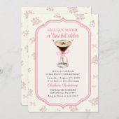 Tini Bit Older Espresso Martini Coquette Geburtsta Einladung (Vorne/Hinten)