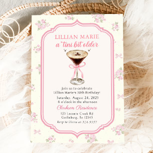 Tini Bit Older Espresso Martini Coquette Geburtsta Einladung