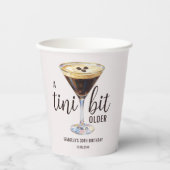 Tini Bit Older Espresso Martini Geburtstag Pappbecher (Vorderseite)