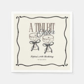 Tini Bit Older Espresso Martini Quirky Napkin Serviette (Vorderseite)