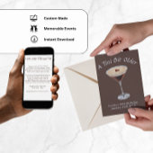 Tini Bit Older - Espresso Martini Thema Einladung