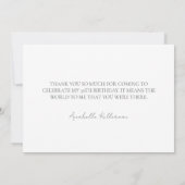 Tini Bit Older Martini Dankeskarte (Rückseite)