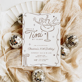 Tini Bit Older Martini Einladung zum Geburtstag