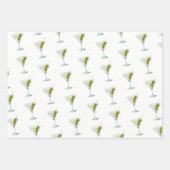 Tini Bit Older - Olive & Drink Thema Geschenkpapier Set (Vorderseite 3)