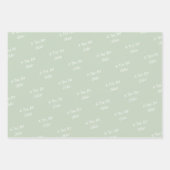 Tini Bit Older - Olive & Drink Thema Geschenkpapier Set (Vorderseite 2)