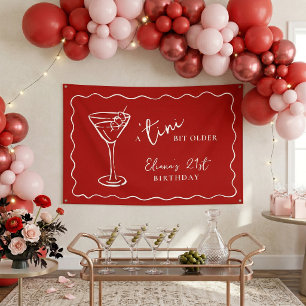 Tini Bit Older Personalisiertes Geburtstagsfeier Banner