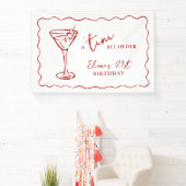Tini Bit Older Personalized Birthday Party Banner (InSitu)