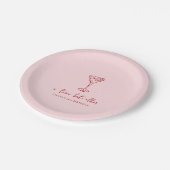 Tini Bit Older Personalized Birthday Party Pappteller (Schrägansicht)