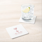 Tini Bit Older Personalized Birthday Party Rechteckiger Pappuntersetzer (Vor Ort)