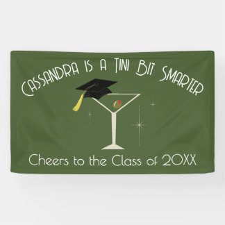 Tini Bit Smarter Abschlussfeier Martini-Bar Banner