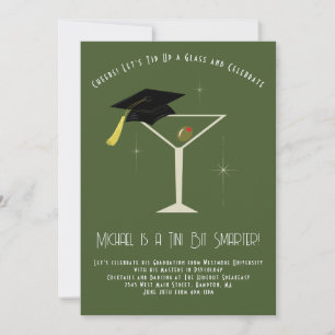 Tini Bit Smarter Abschlussfeier Martini-Bar Einladung