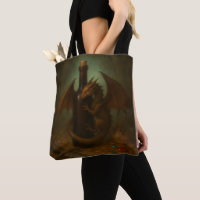 Tini Dragon umarmt eine Weinflasche Fantasiekunst
