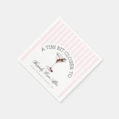 Tini etwas Naher, um glücklich immer nach Bachelor Serviette (Ecke)