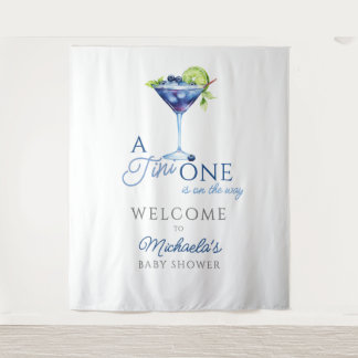 Tini One auf dem Weg Wasserfarbe Martini Babydusch Wandteppich