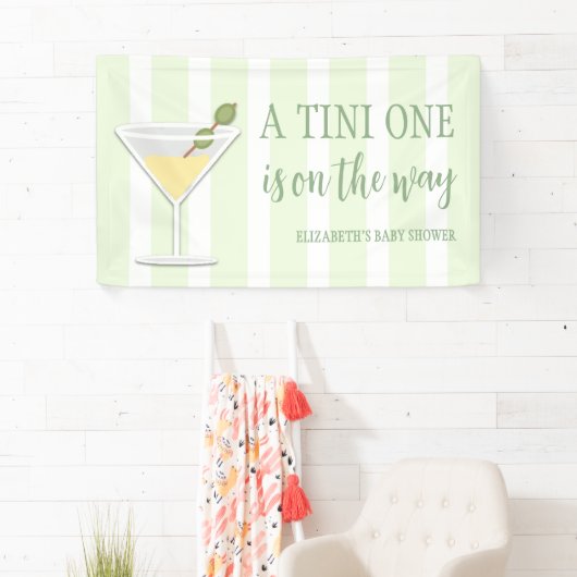 Tini One Baby Shower Banner (Insitu)